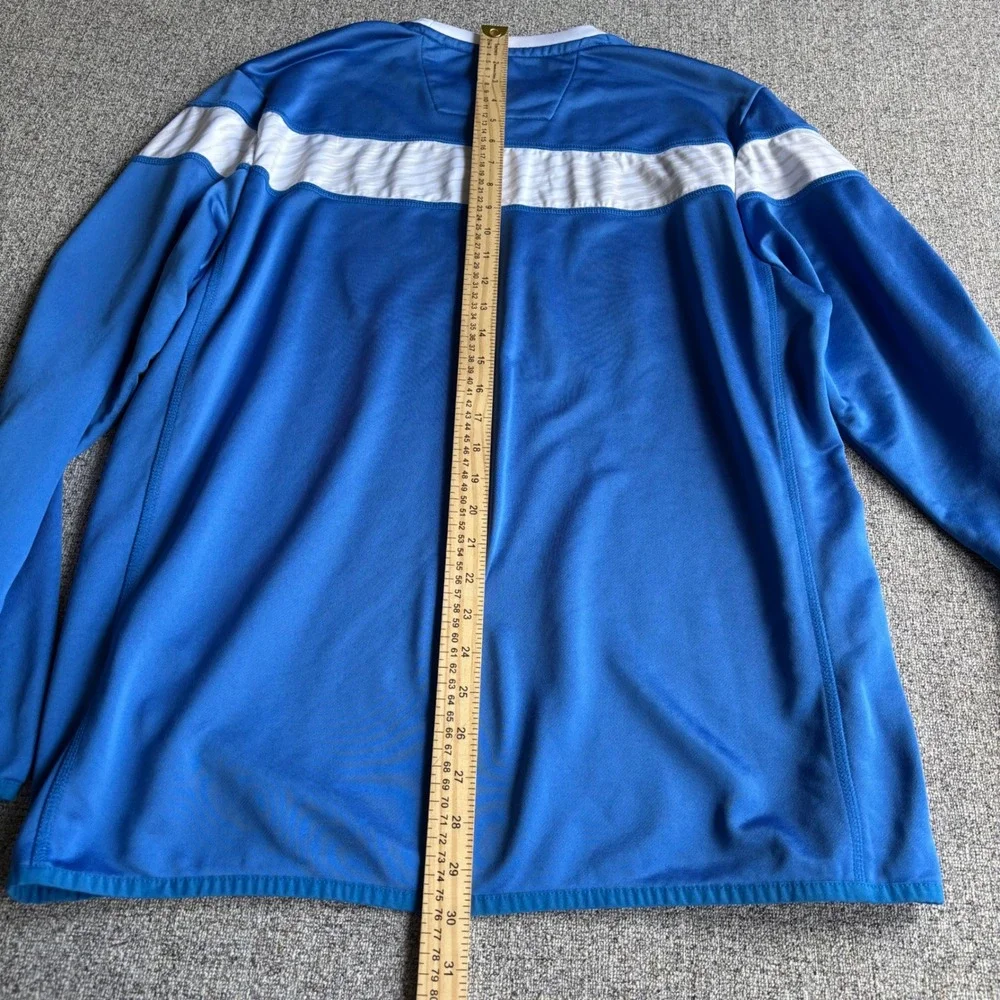 UCLA Adidas Long Sleeve Shirt Mens L Blue NCAA Training Climalite 4976A